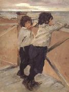 The Children Shasha and Iura Serov (nn02) Valentin Aleksandrovich Serov